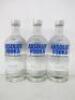 3 x Bottles of Absolut Vodka, 70cl.