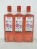 3 x Bottles of Beefeater London Pink Strawberry Gin, 70cl. - 2