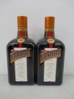 2 x Bottles of Cointreau Liqueur, 70cl.