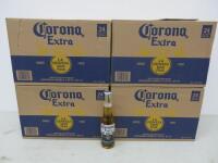 4 x Boxes of 24 Bottles of Corona Extra, 330ml. BBE 01/22.