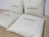 Set of 4 Moet & Chandon Champagne Cushions, Size 40cm x 40cm. NOTE: Require clean. - 4