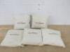 Set of 5 Moet & Chandon Champagne Cushions, Size 40cm x 40cm. NOTE: Require clean & 1 missing zip. - 4