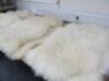 6 x Ikea Ludde Sheepskins. NOTE: Some require cleaning. - 3