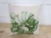 Set of 4 x Leaf Style Cushions. Size 40 x 40cm. NOTE: Require Washing. - 2