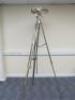 Highly Polished Aluminium Binoculars on Height Adjustable Metal Tripod Stand. - 2