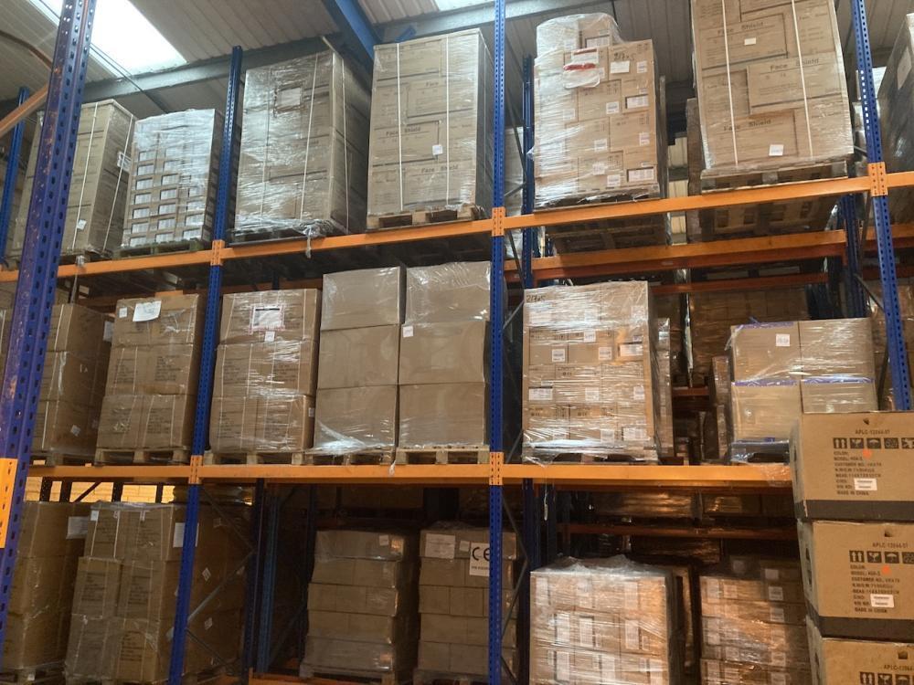 PSS Pallet Racking Dark Blue & Orange to Include: 28 x 5-6m x 110cm ...