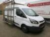 WH63 JUE: Ford Transit Custom 290 Eco-TE White Panel Van. Diesel, 2198cc. MOT Expired Jan 2022.Mileage 78,300. Vehicle Fitted with Roof Bars & Side Frame. Comes with V5 & Key.