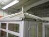 Ex-Display Clip On, Dwarf Wall, UPVC Double Glazed Conservatory with Double Door, 9 Windows & Glazed/Polycarbonate Roof. Size H275cm x W275cm x D320cm. NOTE: missing door & window furniture & guttering (As Viewed/Pictured) & Requires Dismantling by Buyer. - 2