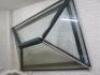 Ex Display 4 Panelled Glass Lantern/Rooflight in Grey. Size H50cm x W 230cm x D150cm. NOTE: missing parts (As Viewed/Pictured). - 2