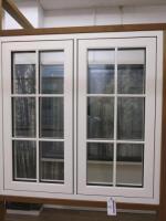 Ex Display UVPC Double Glazed Window in White with 1 Opener. Size H123cm x W122cm.