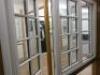 Ex Display UVPC Double Glazed 3 Panel Window with 2 Openers in White. Size H119cm x W181cm. NOTE: missing window furniture. - 3