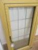 Ex Display UVPC Double Glazed Lead Light Window with 1 Opener in Oak Effect. Size H124cm x W65cm. - 2