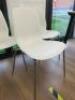 3 x Ikea Leifarne Chairs in White. - 2