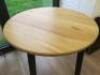Ikea Gamlared Circular Wood Table with Black Legs, Size H75cm x D85cm. - 2