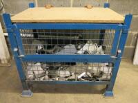 4 x Metal Stacking Stillage Cages. Size H84cm x W92cm x D62cm.