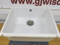 Blanco Subline 500 Ceramic Sink. Size W50cm x D40cm. Ex Showroom Display.