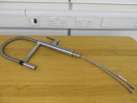 Blanco Stainless Steel Kitchen Tap with Mini Single Lever & Magnetic Flexi Hose. New/Unused Ex Showroom Display.