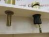 1810 Finire Knurled Two Hole Kitchen Mixer Tap in Gold Effect. New/Unused in Box, Ex Showroom Display . Note: no fittings. - 5