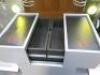 Mobile Slide Out Hair Stylist Trolley on Castors. Size H81cm x W40cm x D40cm. - 2