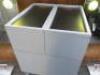 Mobile Slide Out Hair Stylist Trolley on Castors. Size H81cm x W40cm x D40cm. - 2