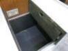 Mobile Slide Out Hair Stylist Trolley on Castors. Size H81cm x W40cm x D40cm. - 4