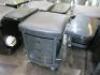 7 x Mobile Stylist/Beautician Cabinet with 3 Drawers, Fold Out Platform, Side Storage & Padded Seat. NOTE: missing wheels & tray (As Viewed/Pictured). - 6