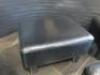 5 x Black Faux Leather Foot Stalls. - 2