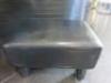 5 x Black Faux Leather Foot Stalls. - 4