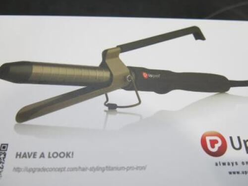 Upgrade Titanium Pro 26 Professional Clamp Curling Iron. Comes in Original Box.