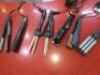 7 x Assorted Hair Straighteners and Curling Tongs to Include: 1 x Babyis Pro, 1 x Diva Hair Straightener, 1 x Redken Hair Straightener, 1 x GHD Platinum Hair Straightener, 2 x Curling Tongs & 1 x Aldo Coppola Straightener.