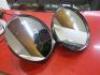 Pair of Hairdresser/Barber Hand Held Mirrors, Size D25cm. - 4