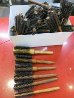 48 x Termix Assorted Sized Hairbrushes with Wooden Handles. New/Unused.