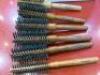 48 x Termix Assorted Sized Hairbrushes with Wooden Handles. New/Unused. - 2