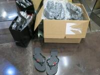 35 x Aldo Coppola Black Flip Flops (1 Size).