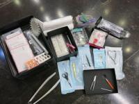 Large Quantity of Assorted Nail Technician Accessories & Consumables to Include: Nails, Files, Utensils Etc (As Viewed/Pictured).