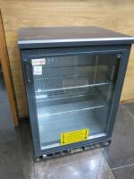 Gamko Drinks Display Fridge, Model MXC20140RG070. Size 83 x 51 x 60cm.  