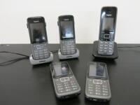 Gigaset N720 IP Pro, 5 x Gigaset Cordless Phone with 3 x Bases, Models 4 x SL750H Pro & 1 x S650H Pro.