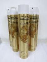 8 x L'Oreal Professional Elnett Normal Hold Hair Spray, 500ml. RRP £50.00.