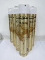 (LOT UPDATE THIS HAS BEEN REDUCED FROM 10) 4 x L'Oreal Professional Elnett Strong Hold Hair Spray, 500ml. RRP £24.00