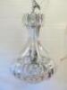 CT Lighting Pendant Light in Acrylic Prism, Model D7706/Chrome. Size H70cm x Dia 50cm. NOTE: missing approx 10 small balls & 3 pieces of Perspex (As Viewed/Pictured). - 2