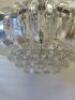 CT Lighting Pendant Light in Acrylic Prism, Model D7706/Chrome. Size H70cm x Dia 50cm. NOTE: missing approx 10 small balls & 3 pieces of Perspex (As Viewed/Pictured). - 5