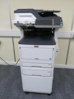 OKI N352OOB Multifunction Printer. Total Copy Count 5878.