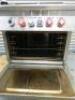 Lotus Stainless Steel Electric Cooker, Model CFVC4-78ET 4 Burner Hob with Oven, 3 Phase. NOTE: one knob requires repair. - 6