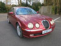 AO04 CLO (2004) Jaguar S-Type, 4196cc V8 SE Auto, 4 Door Saloon in Metalic Red with Beige Leather Interior.