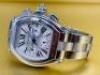 Cartier Roadster XL Chronograph 40mm White Dial with Roman Numerals Automatic Mens Watch with Double Fold Clasp Stainless Steel Bracelet. - 15