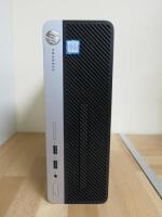 HP Prodesk 400 G5 Small Form Factor PC. Running Windows 10 Pro, Intel Core i3-8100 CPU @ 3.60Ghz, 8.00GB RAM,  238GB HDD. Comes with Power Supply.