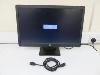 HP 23" Pro Display Monitor, Model P232. Comes in Box with Power Supply & Display Port Cable.