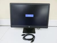 HP 23" Pro Display Monitor, Model P232. Comes with Power Supply & Display Port Cable.