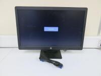 HP 23" Pro Display Monitor, Model P232. Comes with Power Supply & VGA Cable.