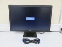 HP 23" Pro Display Monitor, Model P232. Comes with Power Supply & VGA Cable.